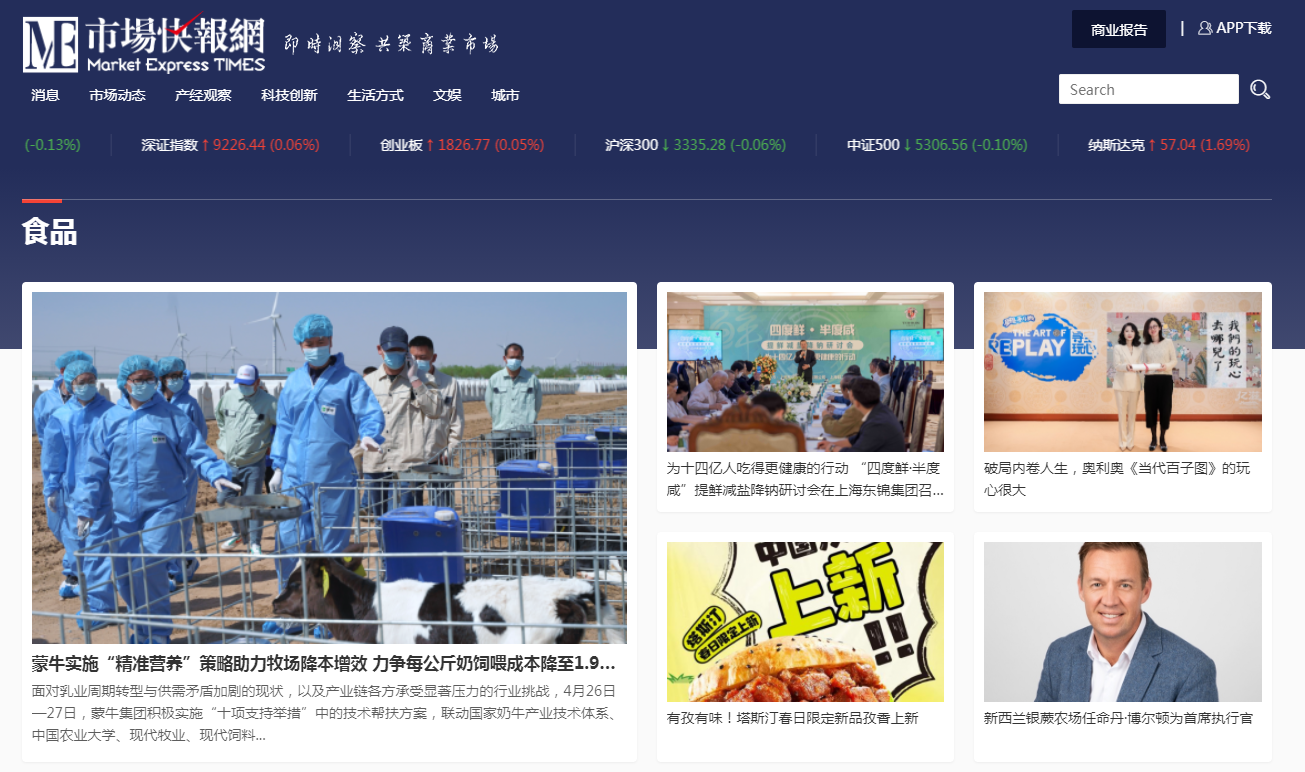《市場快報》食品